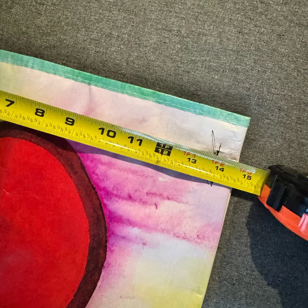 Colorful Tomato Print Tote Bag Red - Image 7