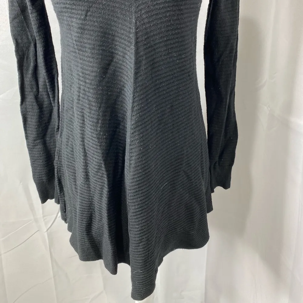Lola Made in Italy s/m wide neck tunic sweater black - Image 4