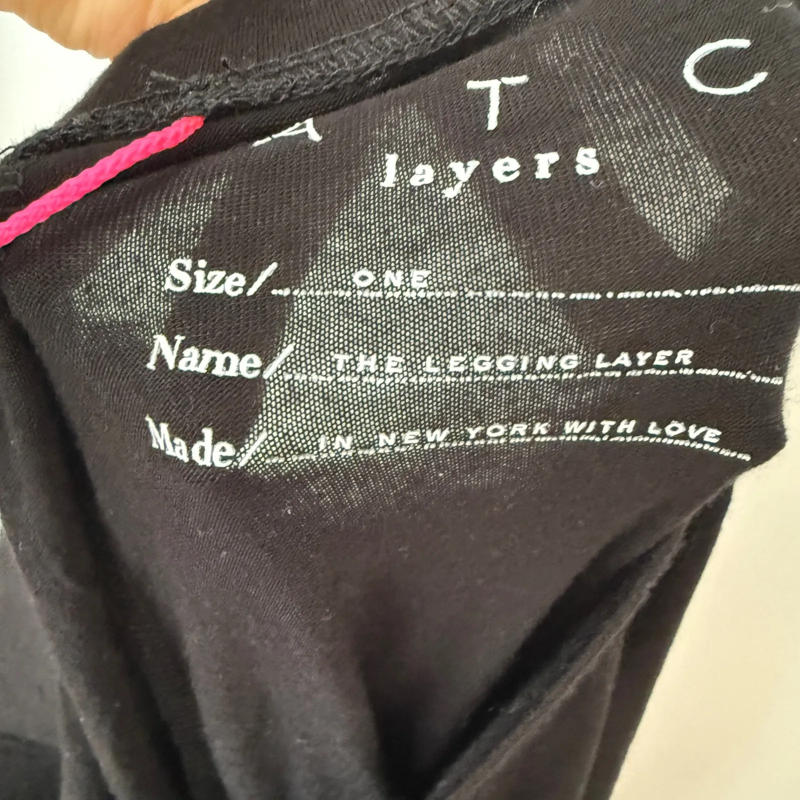 HATCH Layers The Legging Layer Black One Size Made in NY - Image 5