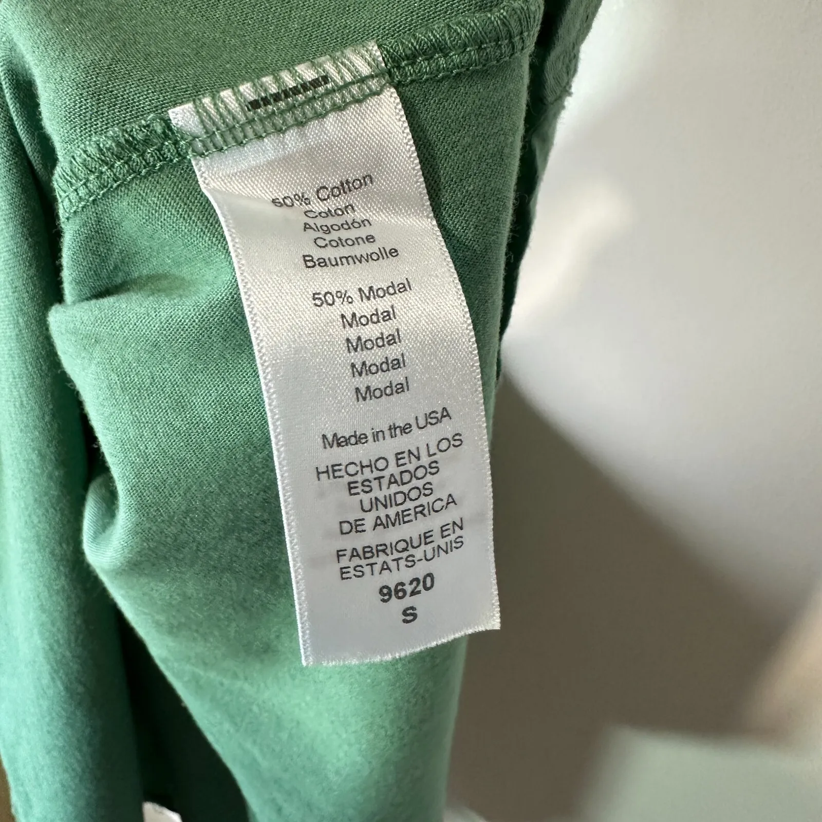 Michael Stars Tank Dress Green Asymmetrical Hem Knot Shoulder‎ Sleeveless S - Image 3