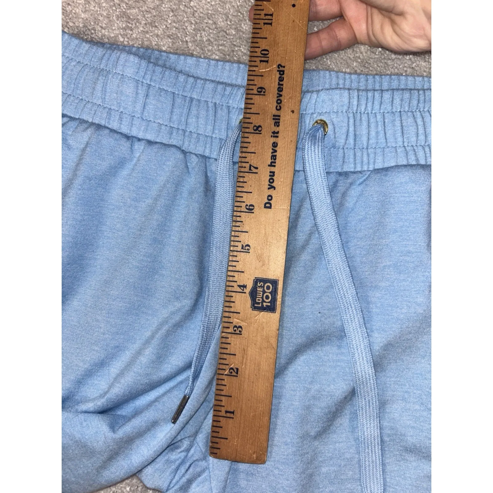 LILLY‎ PULITZER UPF 50 Lillabeth Pant Crop Heathered Frenchie blue size Xs - Image 10