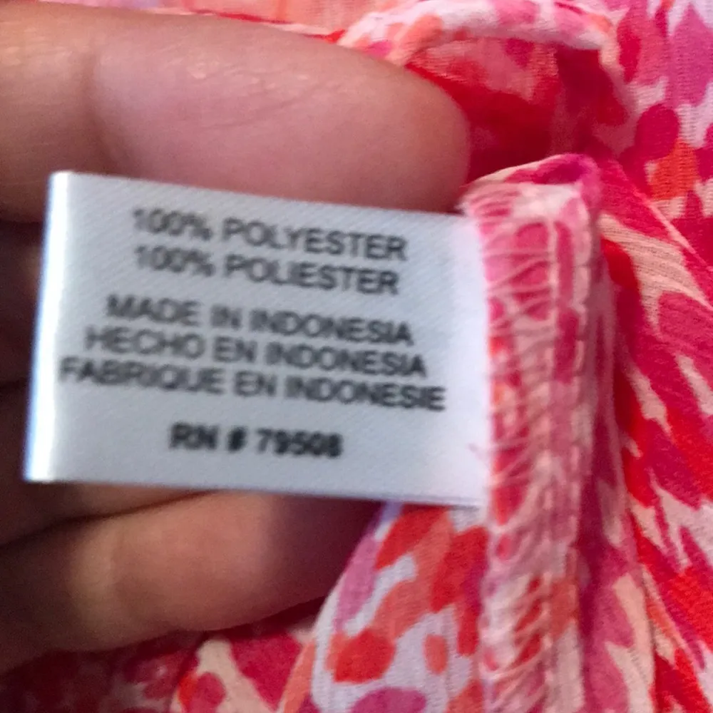 Violet & Claire Pink & Red dotted Tank Large NEW - Image 7