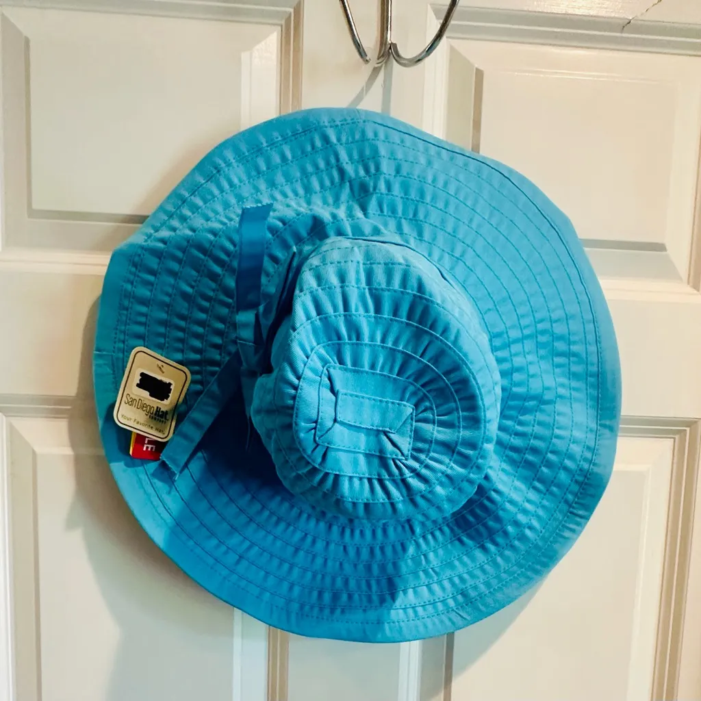 San Diego Hat Company Light Blue Sun Hat - Image 4
