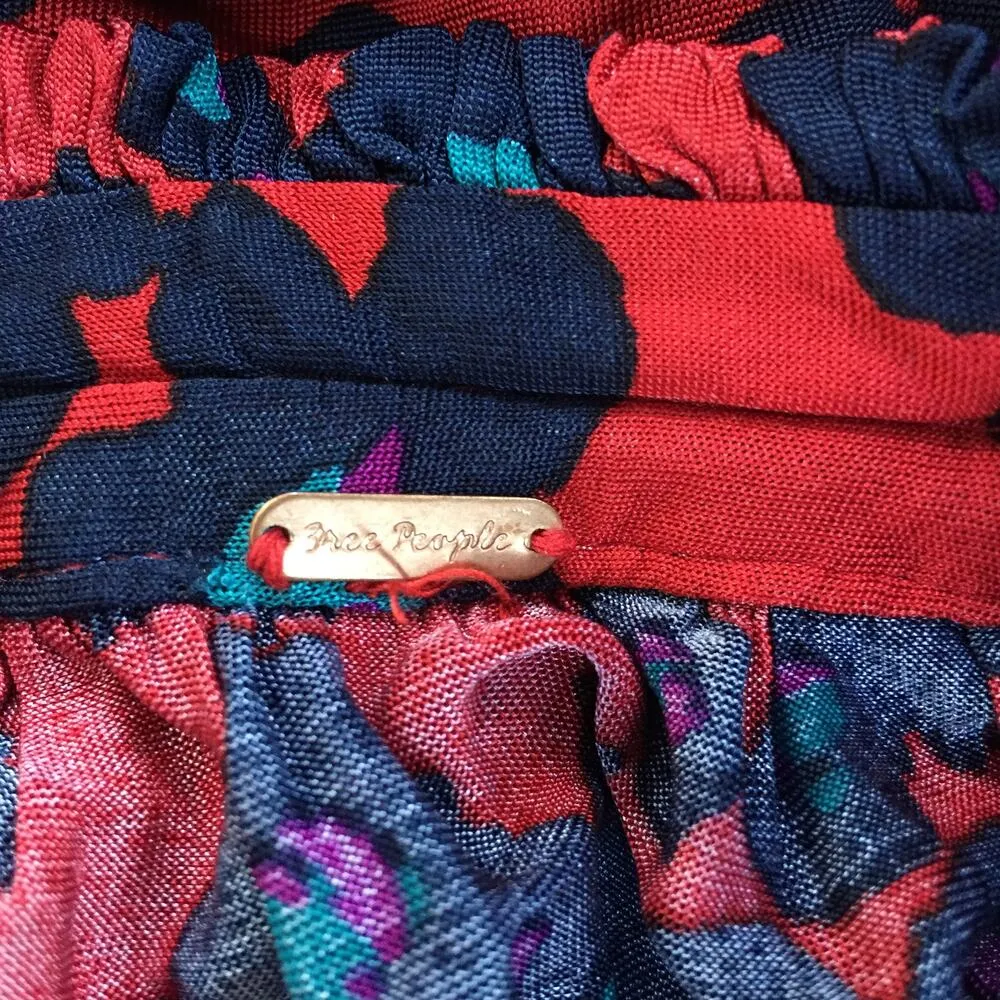 Free People Love Letter Tunic Merlot Combo XS - Image 8