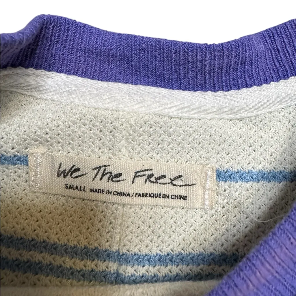 We the Free Baby Top Striped Blue and Purple Small - Image 5