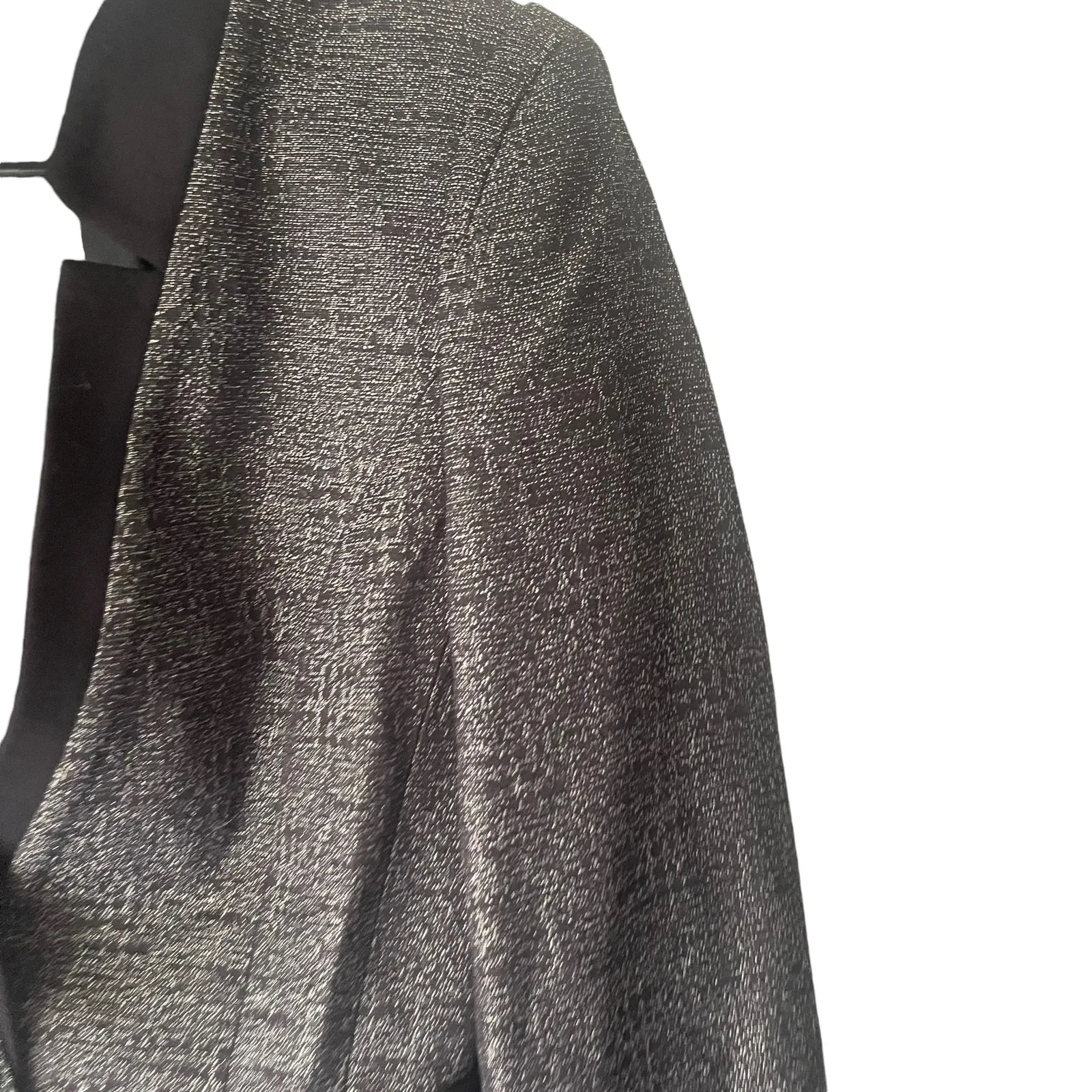 Antonio‎ Melani Women's Size 4 Black Tweed One Button Suit Blazer Jacket - Image 4