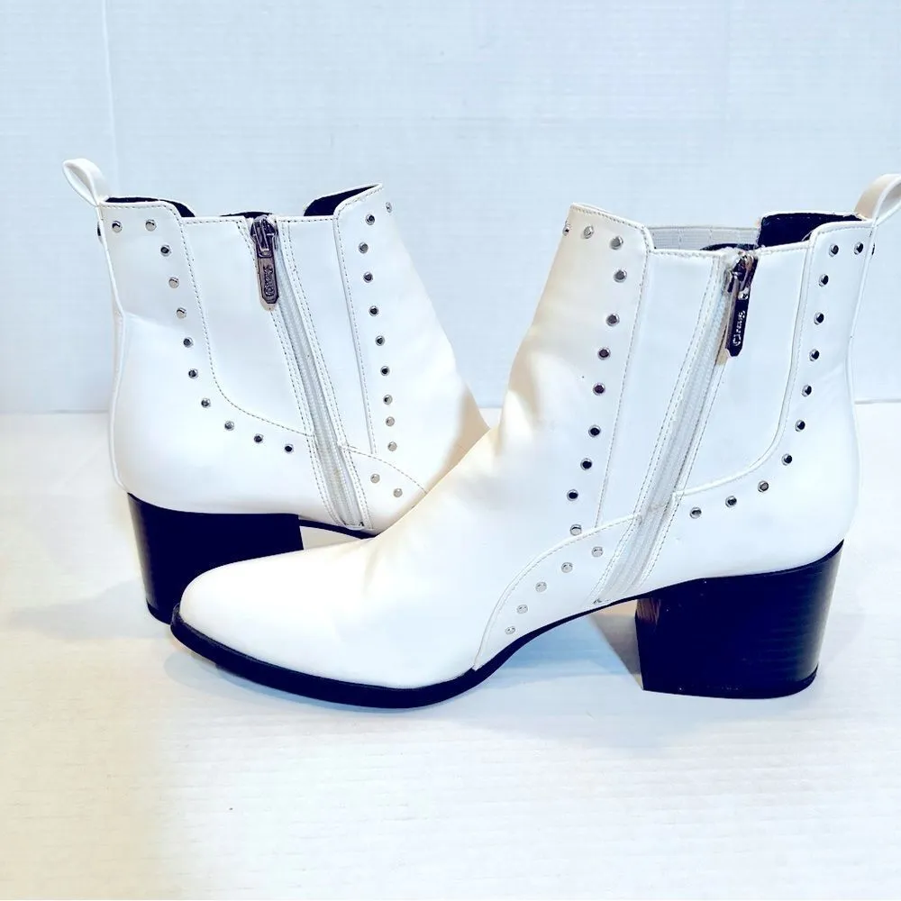 Circus Sam Edelman Jenna Ankle Bootie Women's 10 White Boho Boots Taylor Swift - Image 7