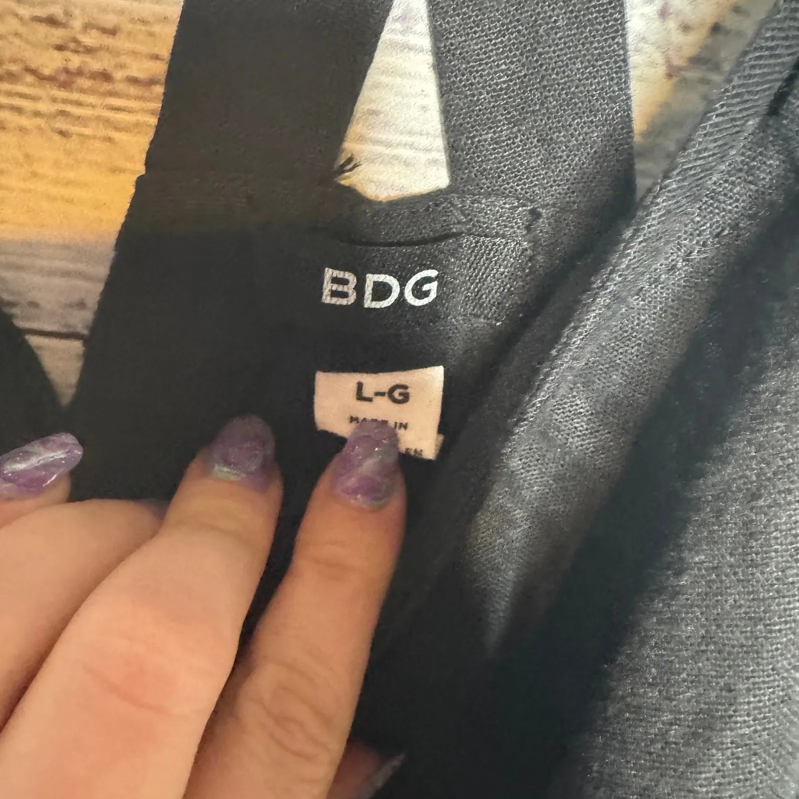 BDG Urban Outfitters Linen Blend Overalls Black NWT Lg - Image 4