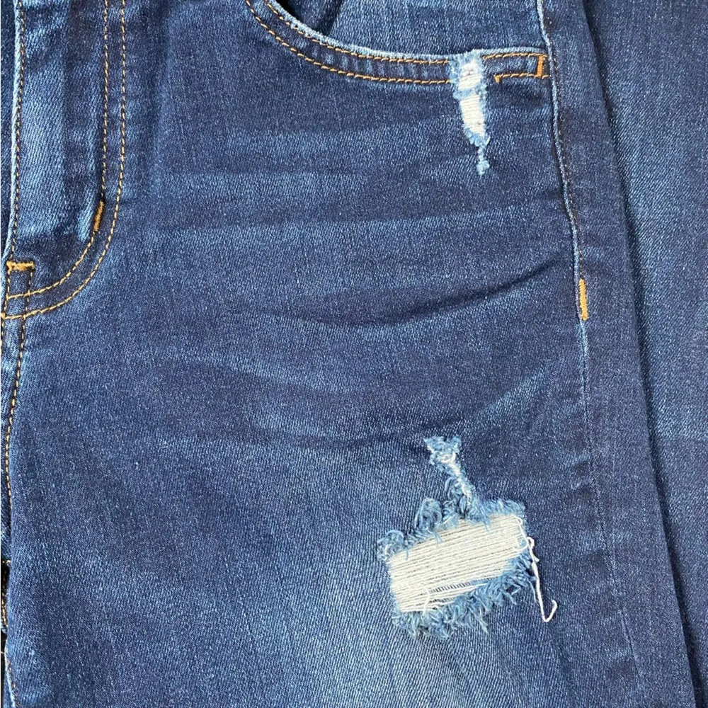 Flying Monkey Distressed High Rise Skinny Jeans - Image 5