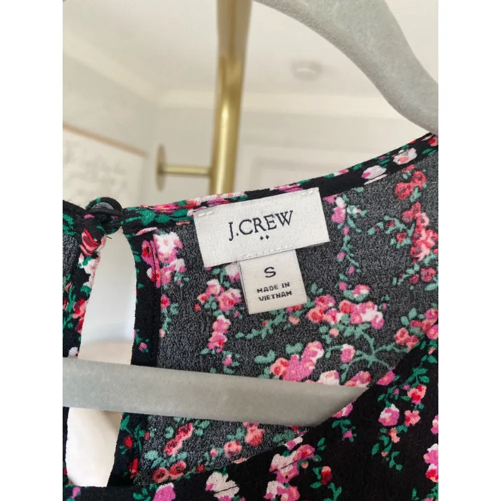 J. Crew Floral Poet Blouse Parisian Romantic Revival Soft-Femme Bloomcore Garden - Image 4