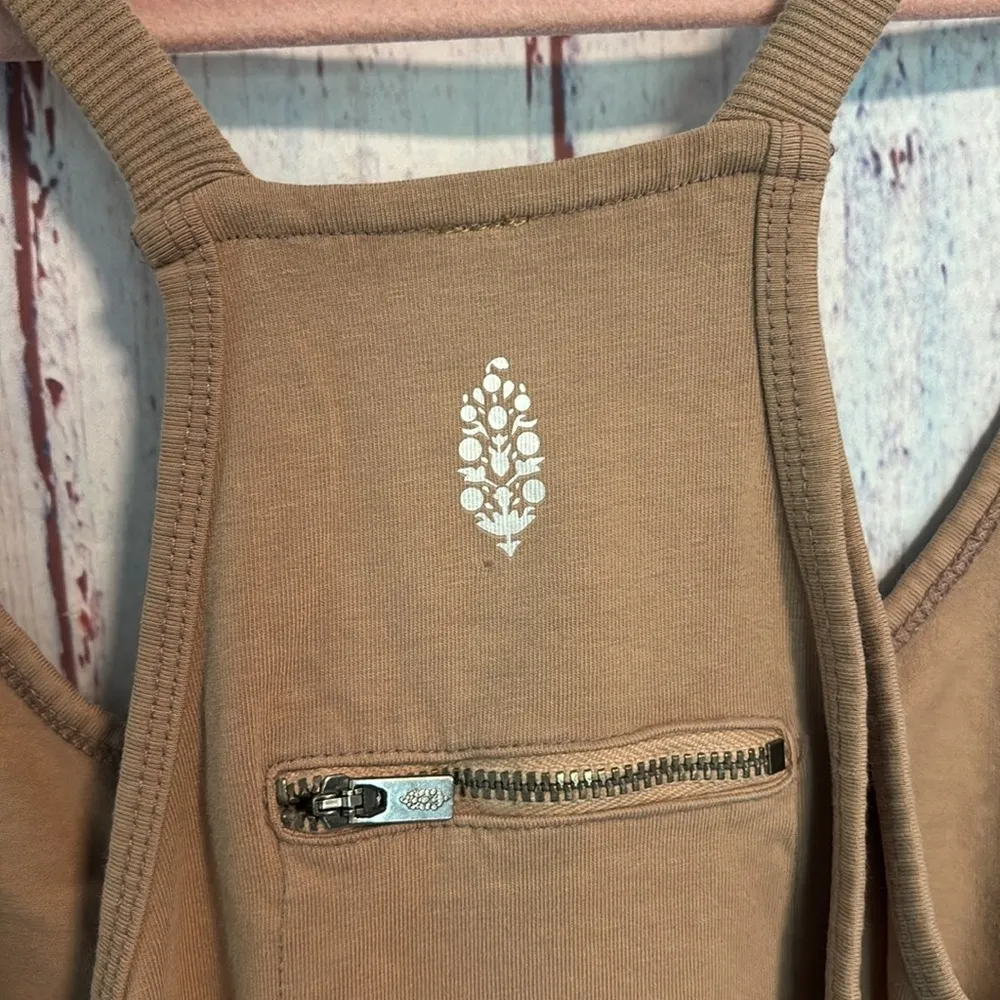 NWOT FP Movement Hot Shot Mini Dress Tan - Image 12