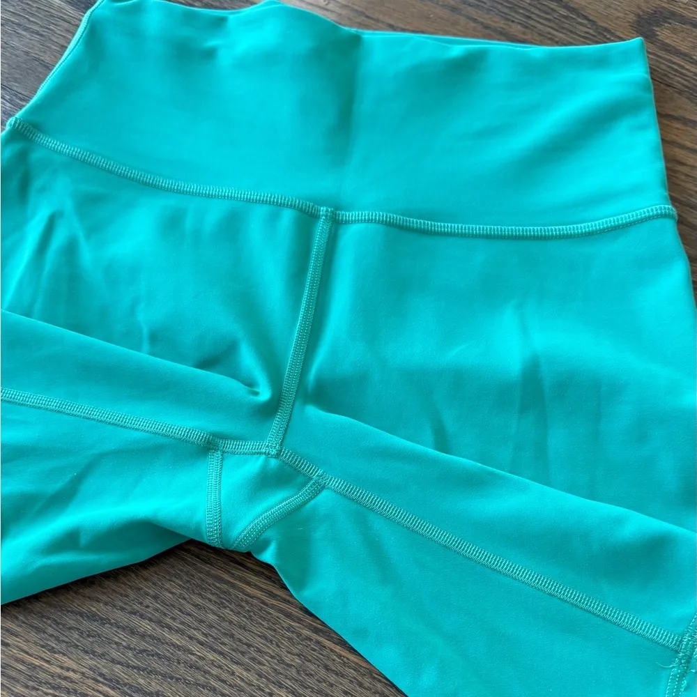 Lululemon Wunder Train High-Rise Short Maldives Green Size 6 RARE - Image 7