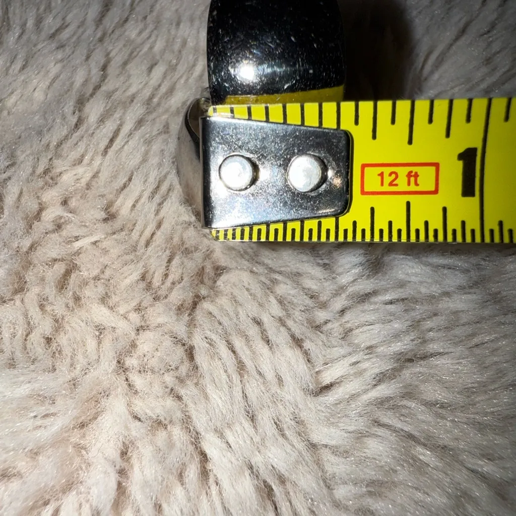 Vintage Napier Silver Tone Wide Hoop Screw Clip On‎ Earrings Chunky - Image 7