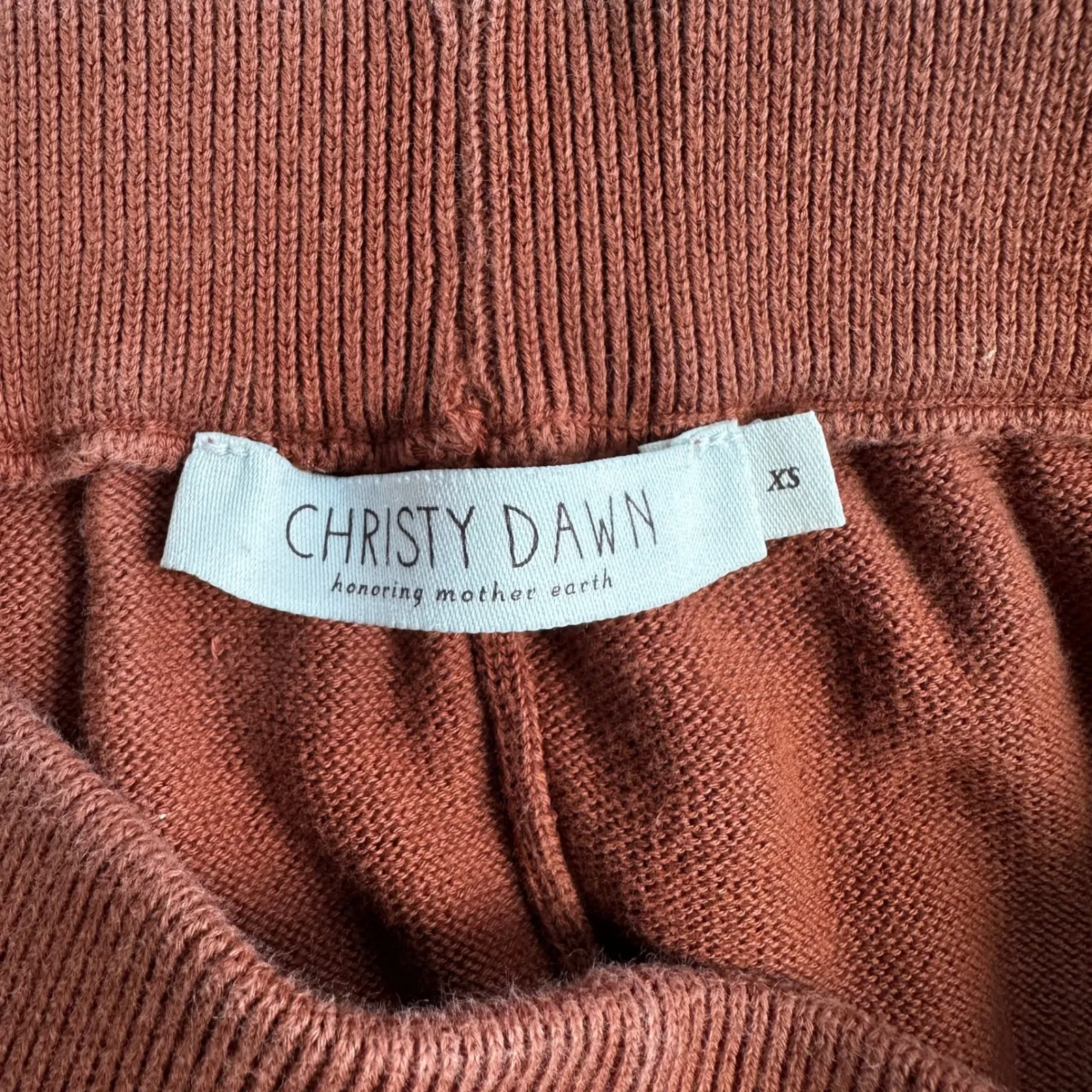 Christy Dawn Knit Lounge Pants‎ High Waist Casual Comfy XS - Image 3