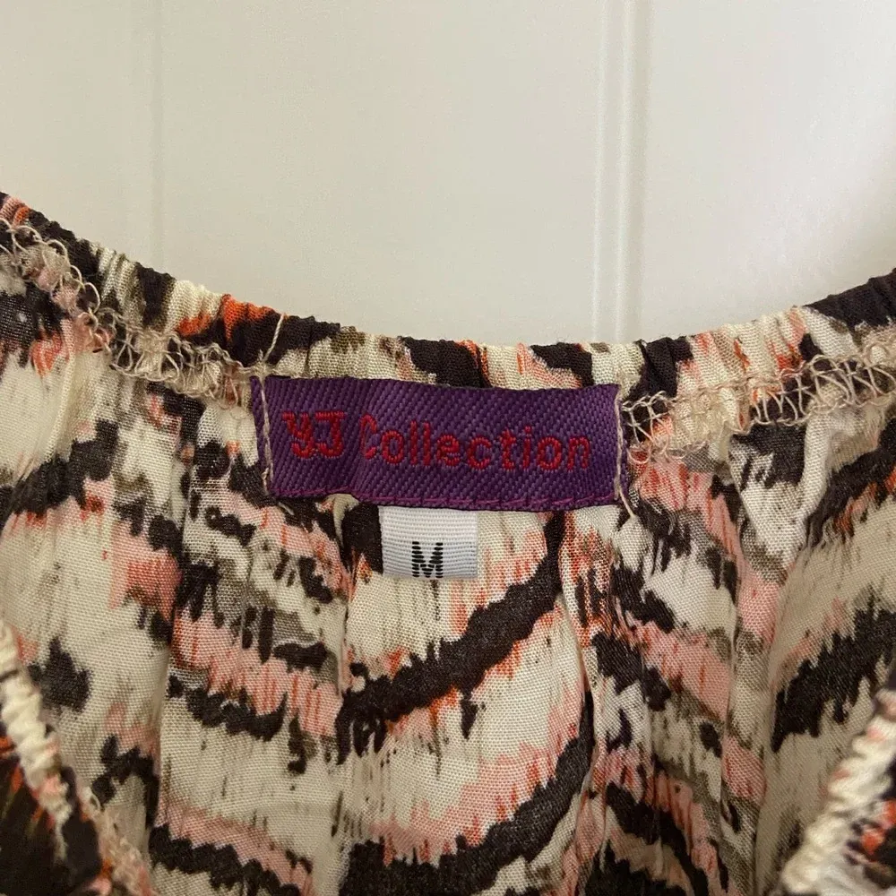 YJ Collection women’s patterned jumpsuit —‎ medium Brown - Image 5