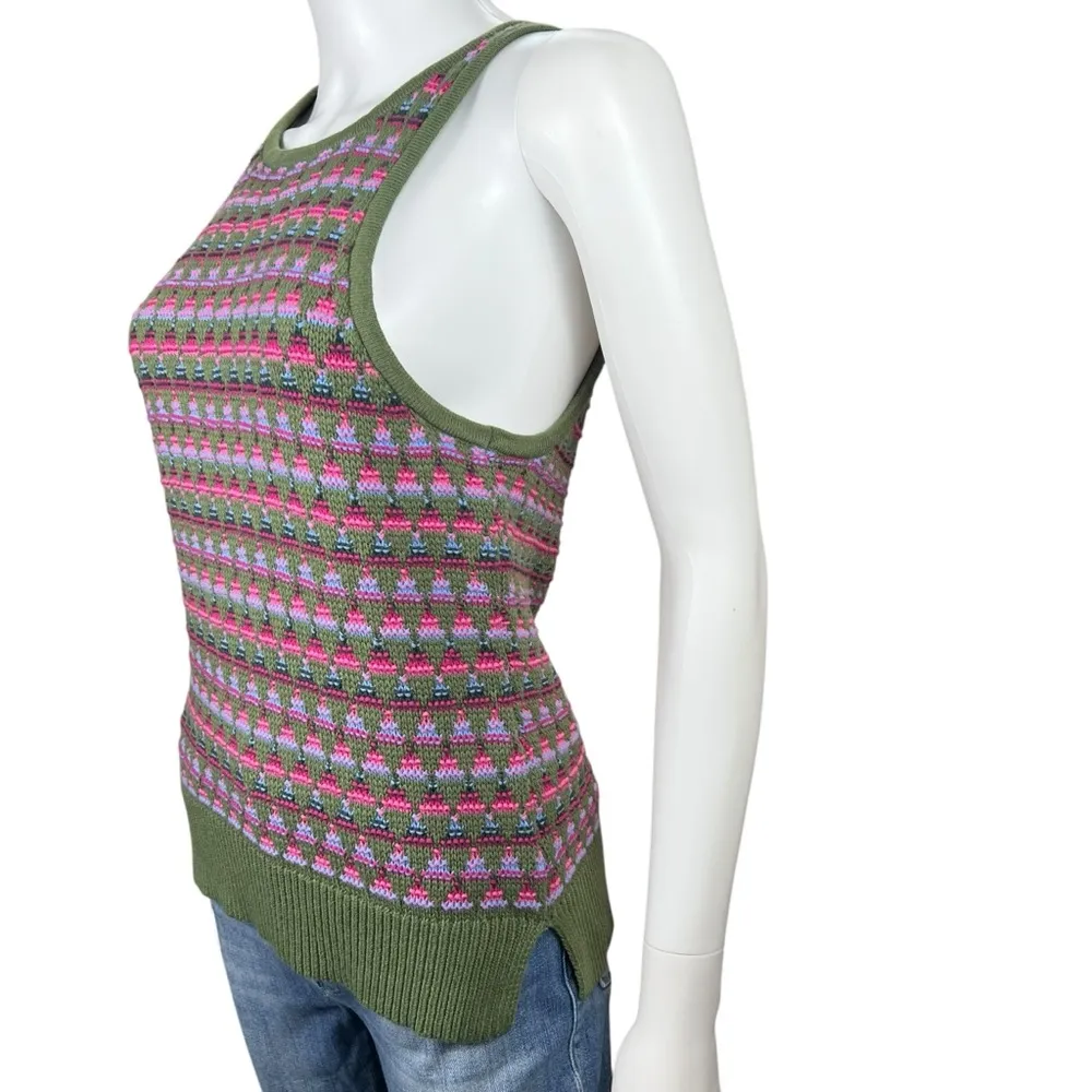 Sundance Catalog Sleeveless Sweater Green - Image 7