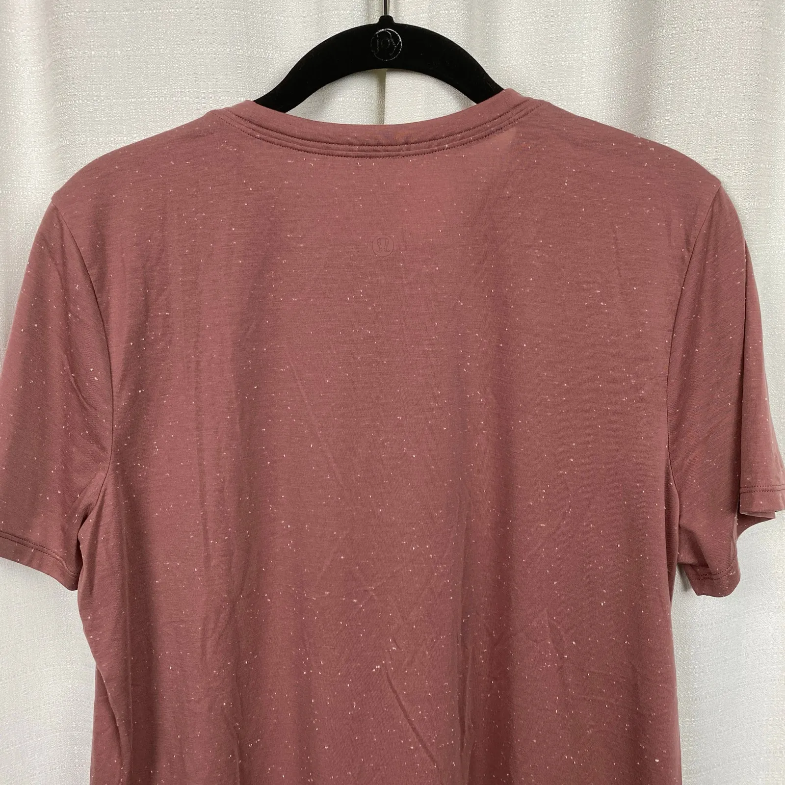 Lululemon Pink Speckled Love Short Sleeve T-Shirt Sz.8 - Image 10