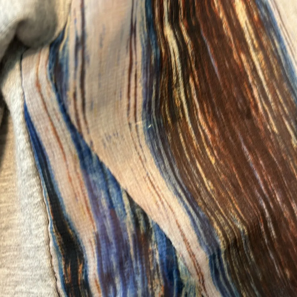 Zara brand Multi Print Sheer Knit Top - so cute! ☺️ - Image 5