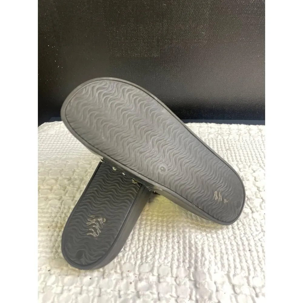 Juicy Couture Women's Clear/ Black Slides/Shoes/ Sandals Size 9 SKU 3374 - Image 5