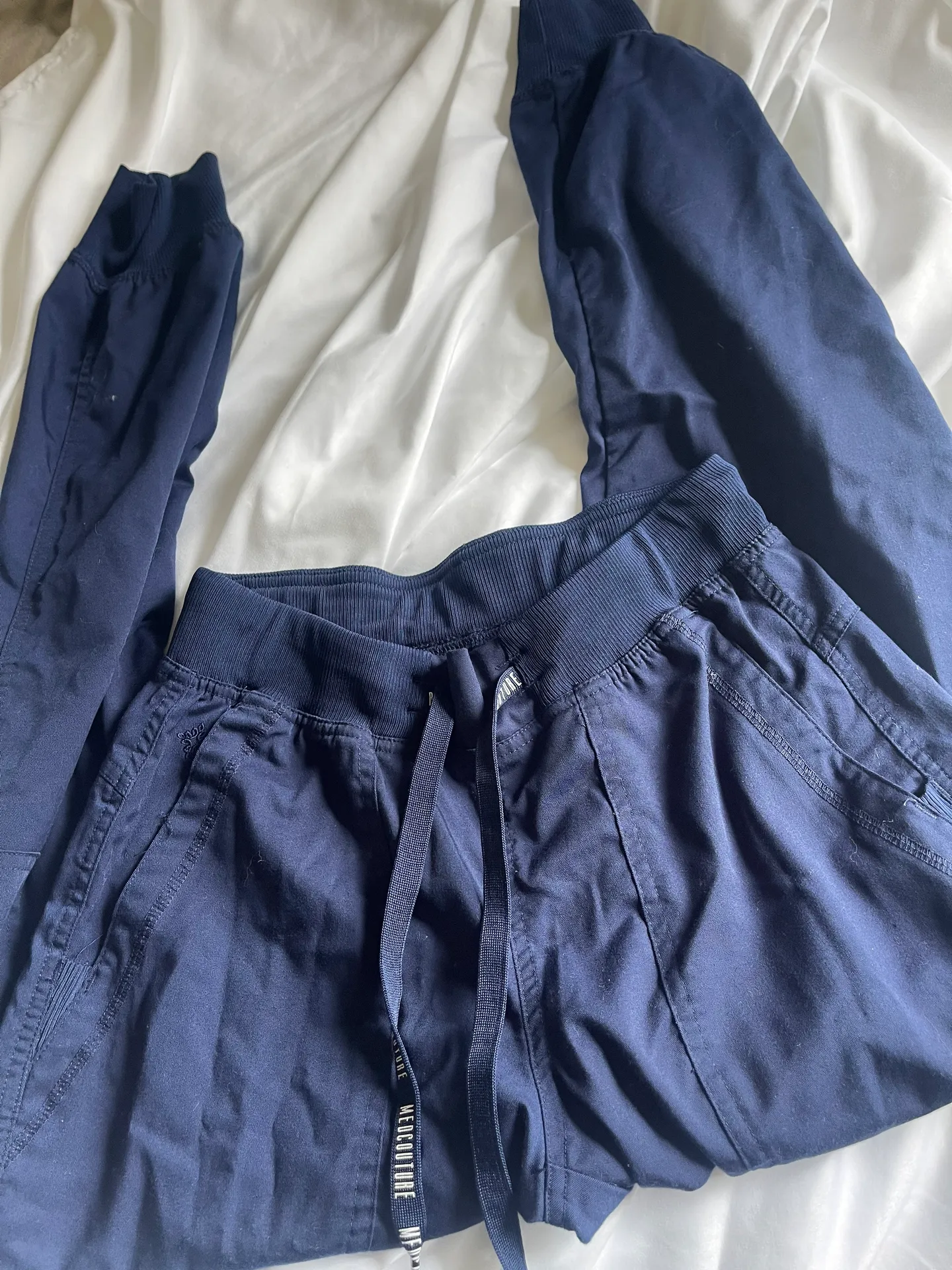 Med Couture Navy Scrub Joggers - Image 3