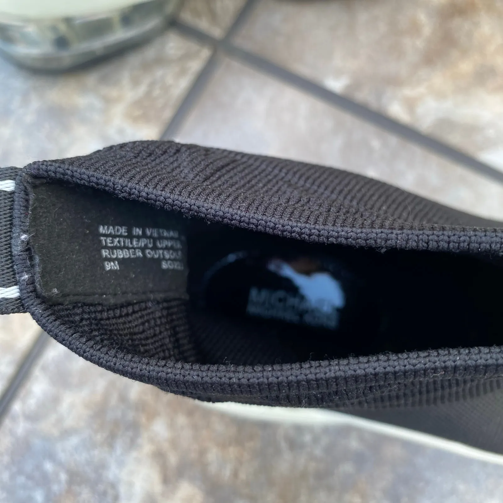 Michael Kors Black Olympia Extreme Stretch Sock Bootie Sneakers Size 9 US Women - Image 9