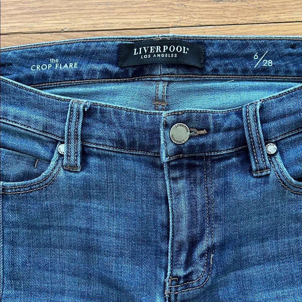 Liverpool The Crop Flare Jeans - Image 6
