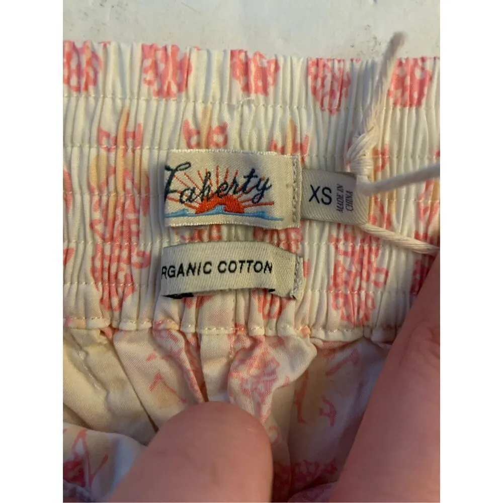 Faherty Malibu Short Pink Taj Floral women's size XS NEW NWT - Image 4