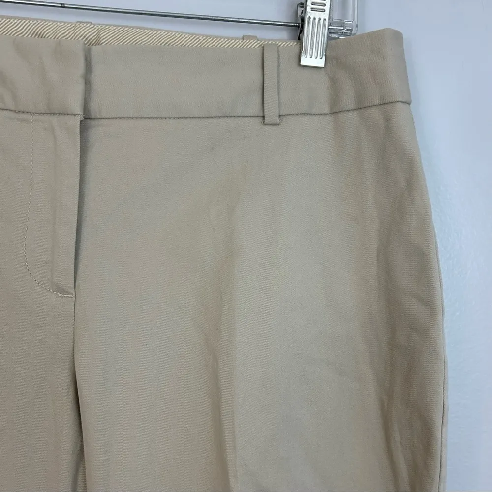 NWOT Talbots Beige Curvy Fit CropCap ri Trouser Pants Size 10 Petite - Image 4