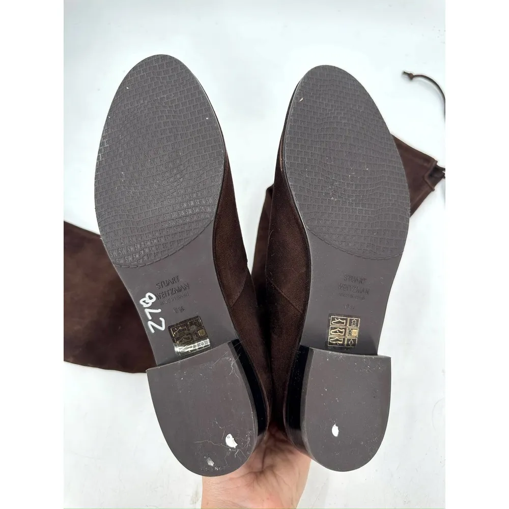 Stuart Weitzman Brown Kneezie Tall Boot In Walnut 6.5 - Image 6