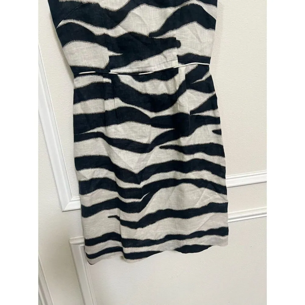 Banana Republic Women's Knee Length Linen Sheath Dresses for Women Size 4 - Image 2