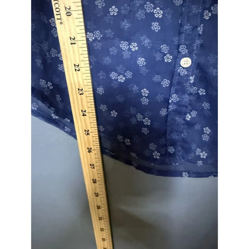 Abercrombie & Fitch Button Up Tank Juniors Size Small Floral Vintage Y2K Ditsy - Image 5