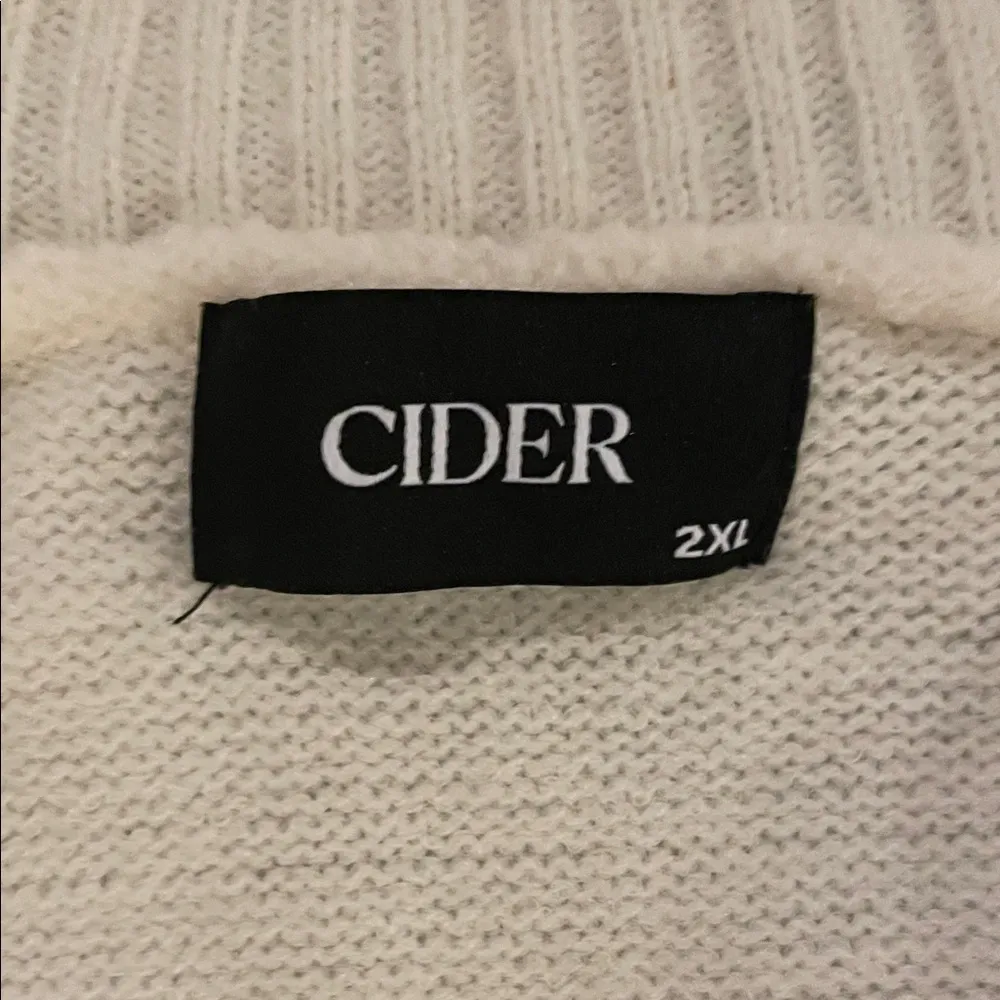 Cider Cream Quarter Zip Sweater - Image 2