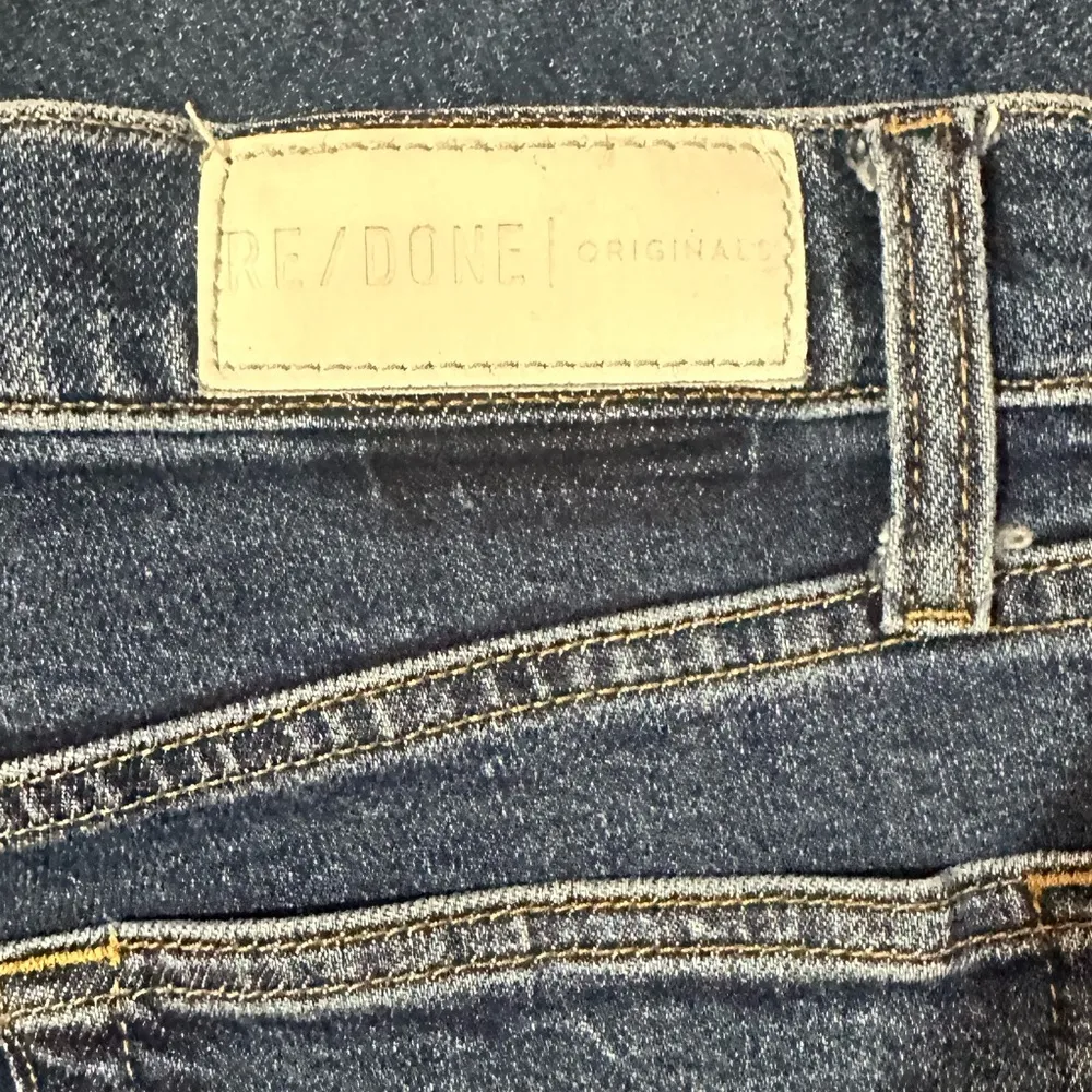 RE/DONE High Rise Stove Pipe Straight Leg Jeans Size 24 - Image 12