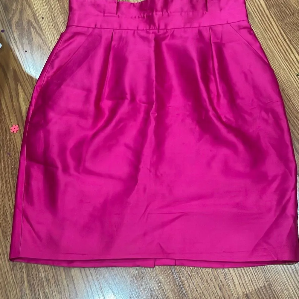 Kate Spade  pink Janelle silk skirt size 8 - Image 3
