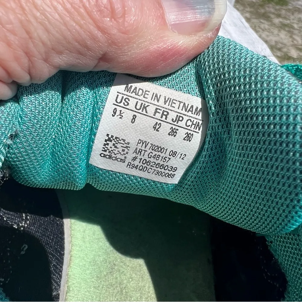 Adidas Womens Thrasher TR Gray Lace Up Running Shoes G48157 Size 9.5M FLAW - Image 7