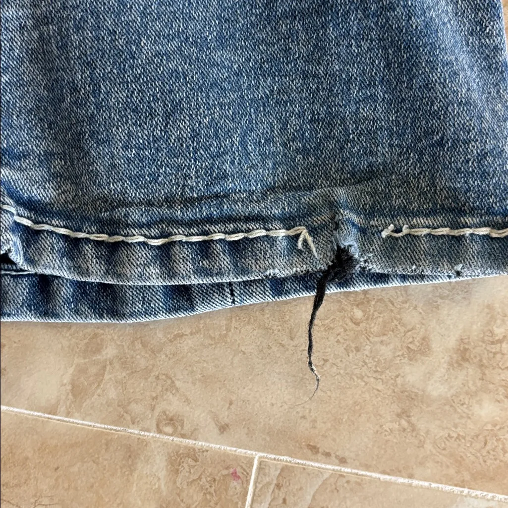 True Religion JOEY MID RISE FLARE JEAN embroidered pockets size 30 - Image 10