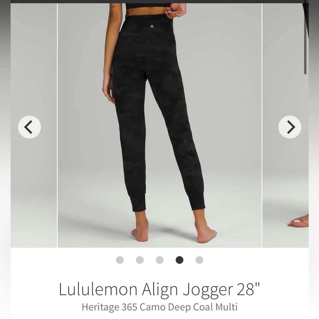 Lululemon align jogger 28” Size 10 heritage 365 camo - Image 2