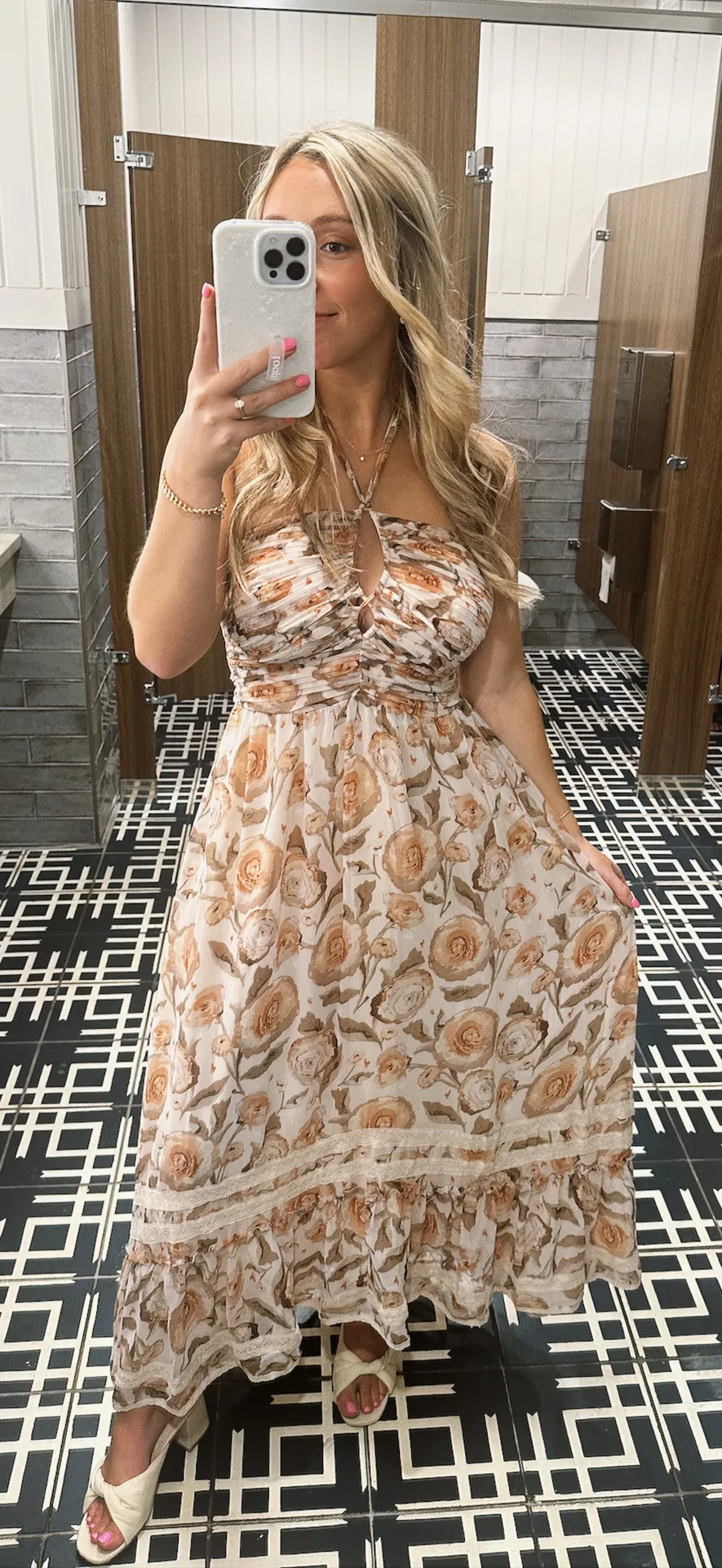 Floral Print Maxi Dress - Image 2