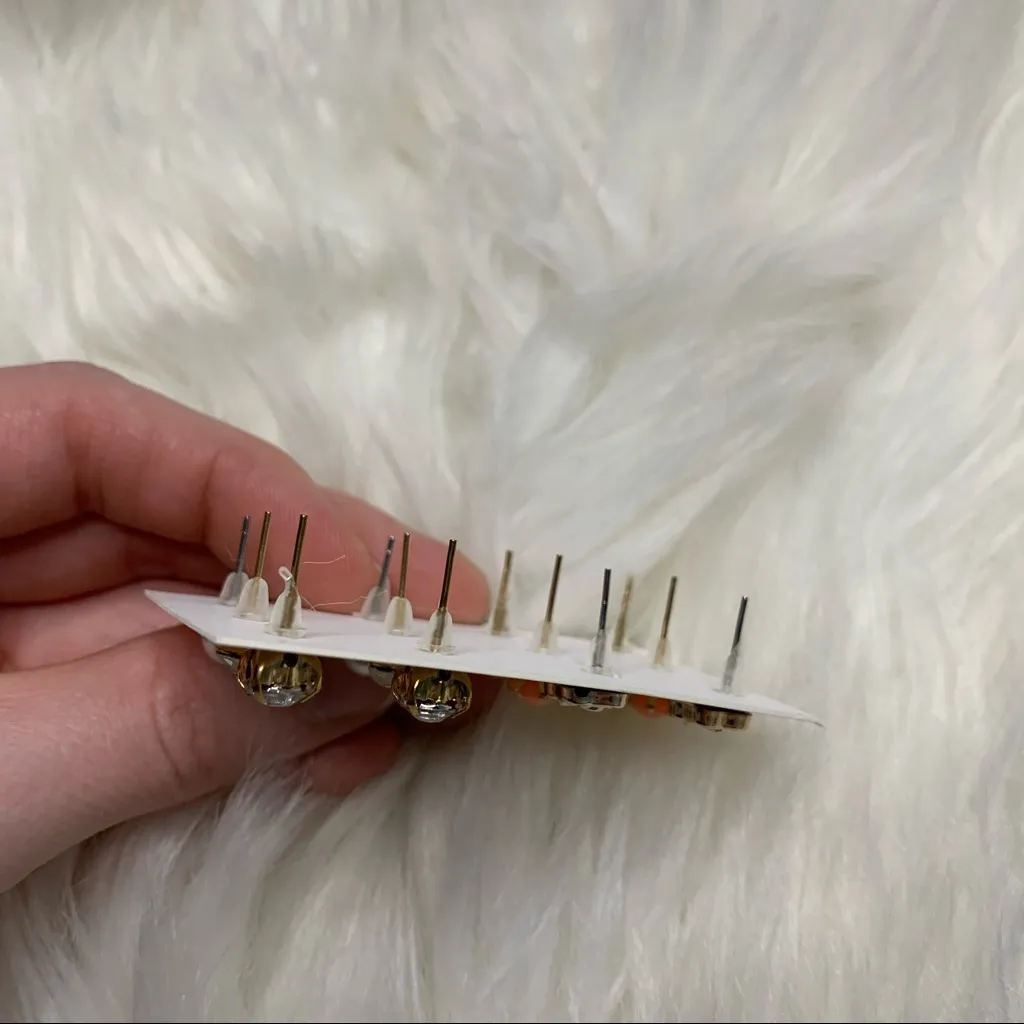 6 NWOT Gold Stud Earrings | Cute Casual - Image 7