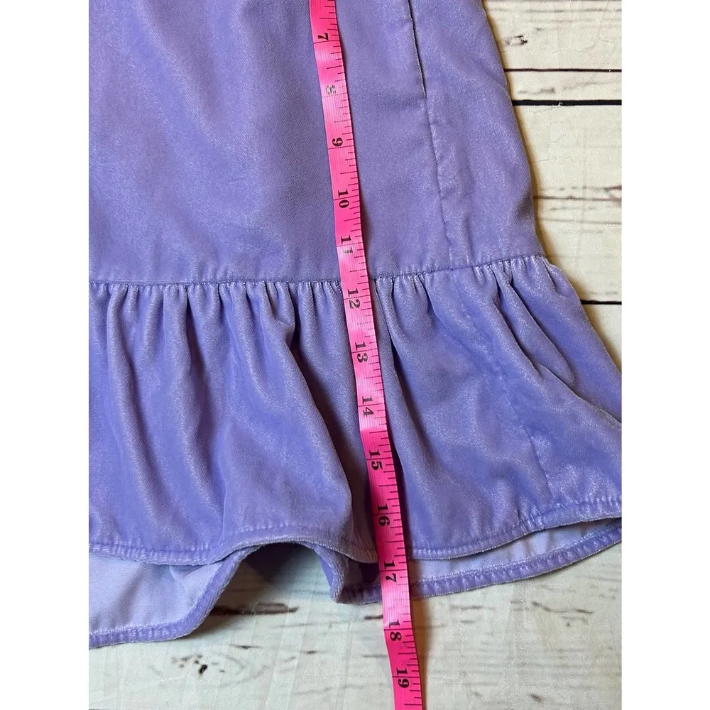 J. Crew Lavender Mini Skirt with Ruffle Hem Size XS 24 inch waist - Image 5