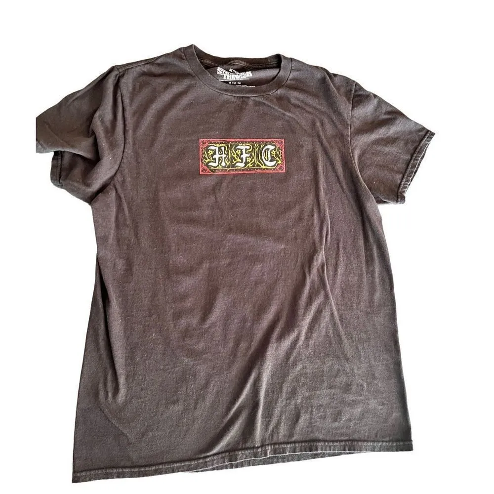 Stranger Things Demogorgon Fate Card T-Shirt size M - Image 7