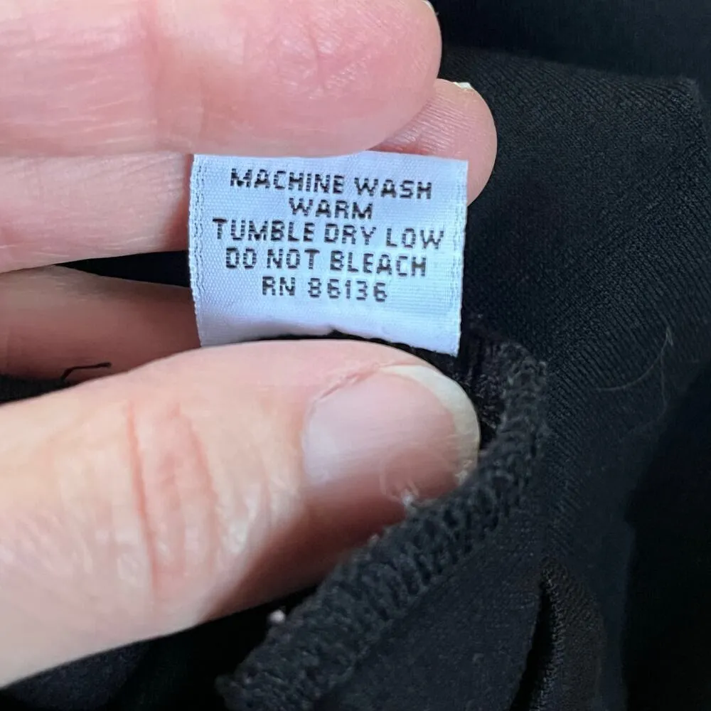 Bryn Walker Brynn Walker Women's Black Soft Knit Basic Long Sleeve Top Size S - Image 7