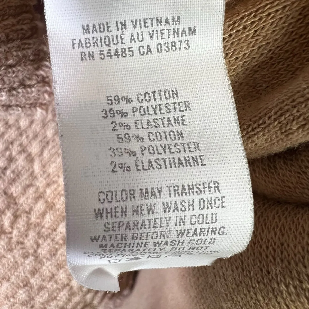 Aerie Wonder Textured V-Neck Long Sleeve Sweatshirt Womens S Brown Clean Girl - Image 7