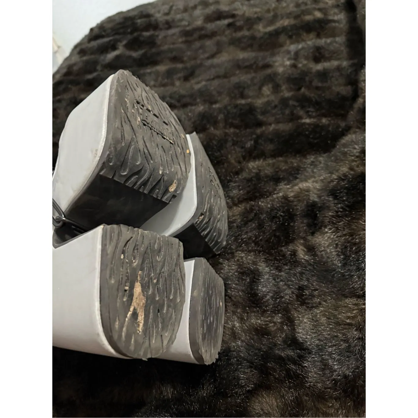 Pleaser Demonia 5" Chunky Heel  Lace Up Ankle Boots Women Shoes Camel 8 - Image 7