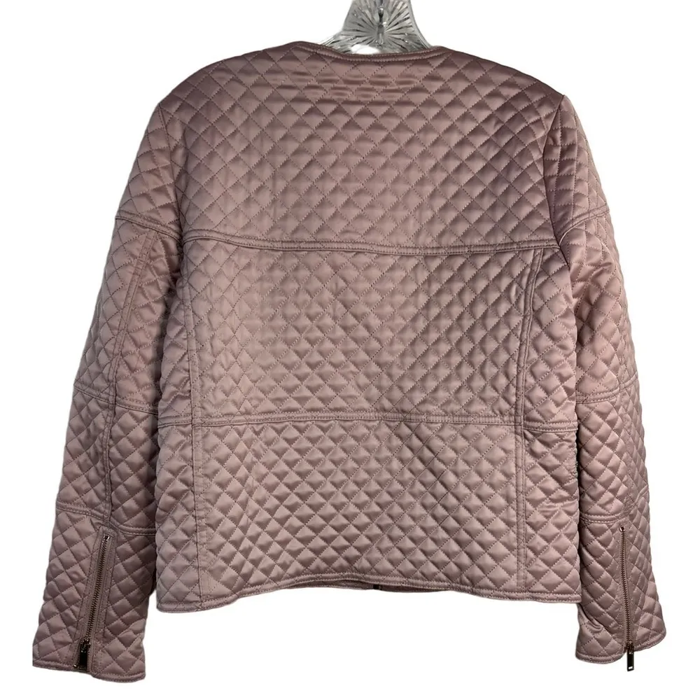 Dolce Cabo Short Quilted Jacket with Zipper Sleeve Size XS - Image 2