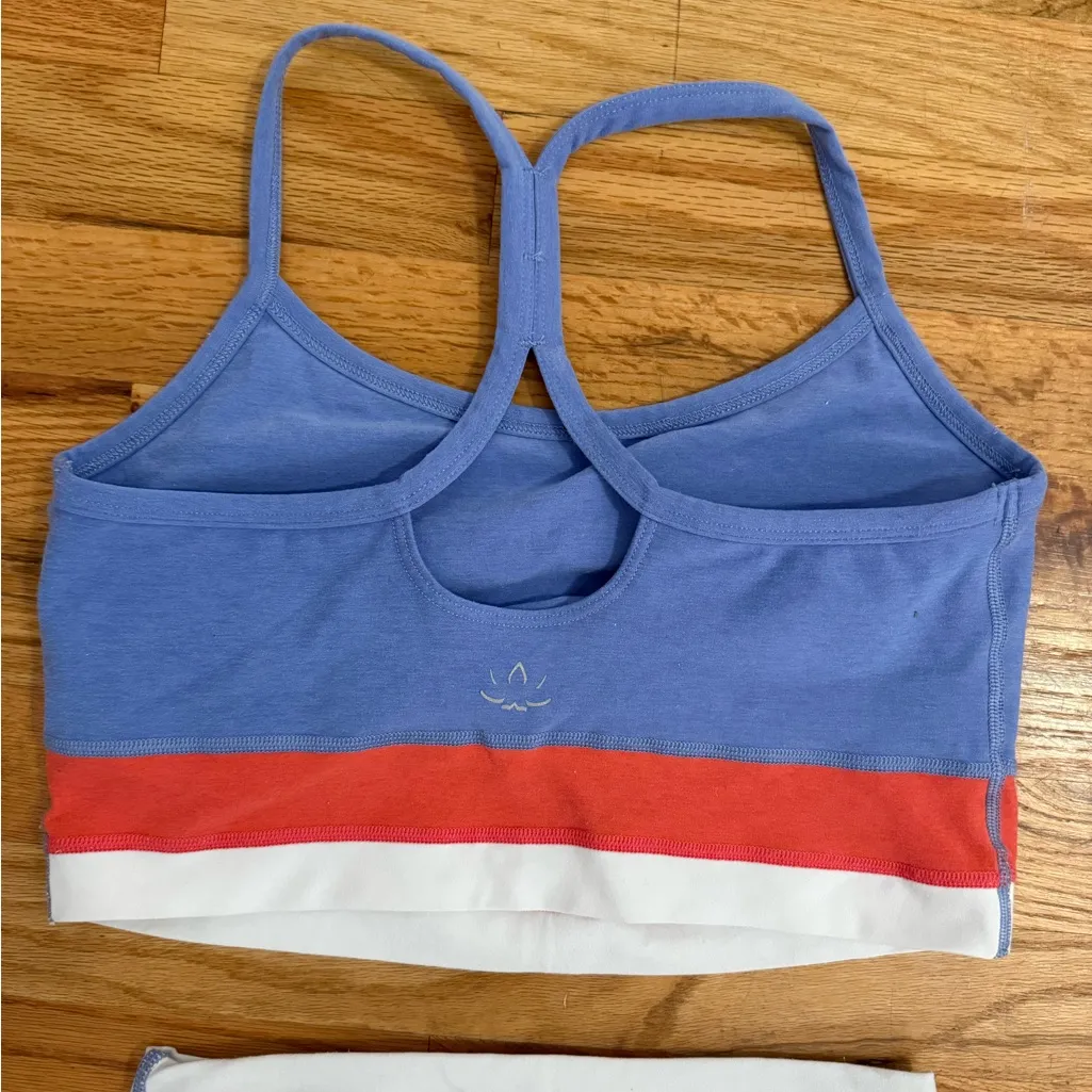 Beyond Yoga Light Purple Colorblock Tank Top and Leggings Set - Image 6