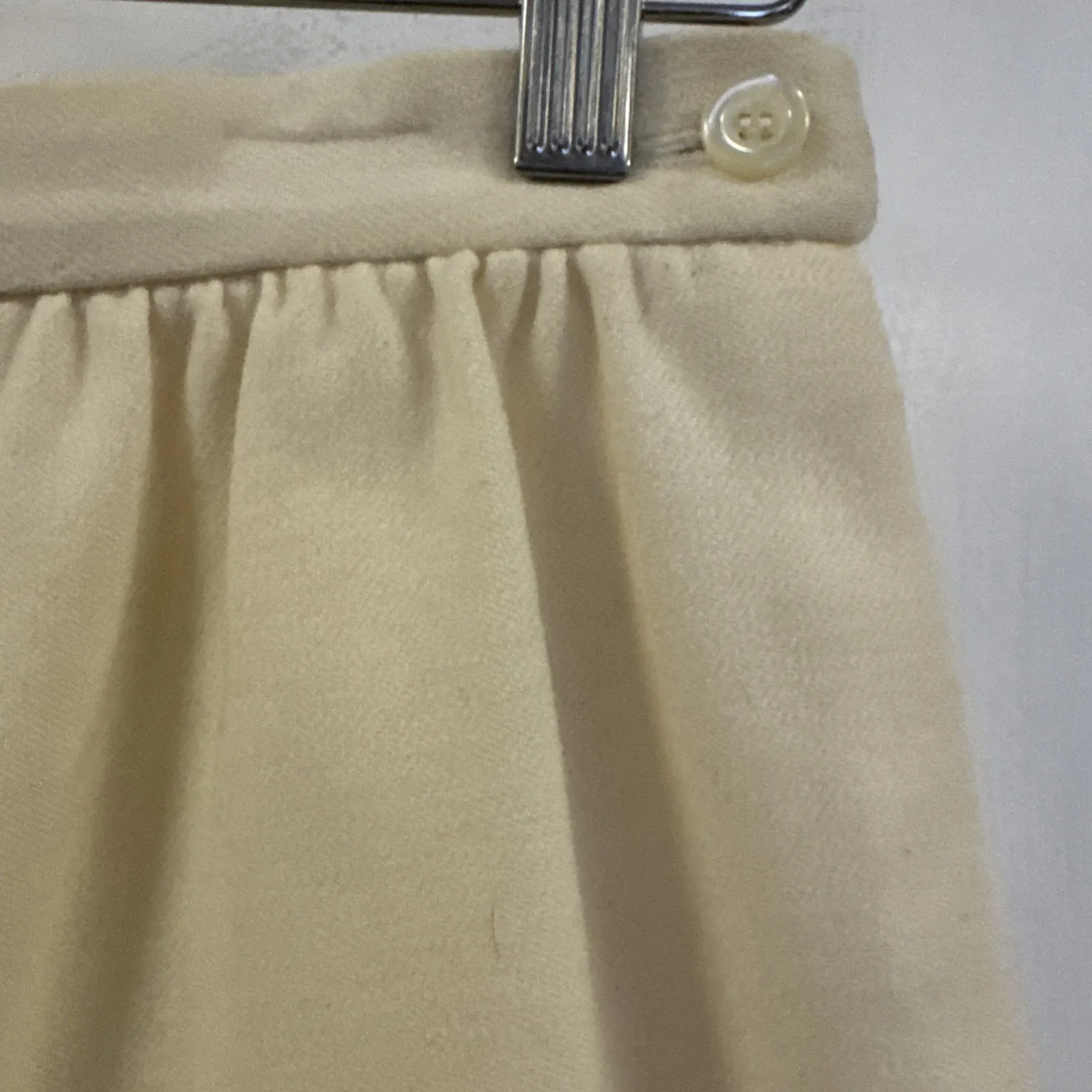 Pendleton Skirt Women's Size 12 Pencil Straight Cream Lined 100% Virgin Wool - Image 5