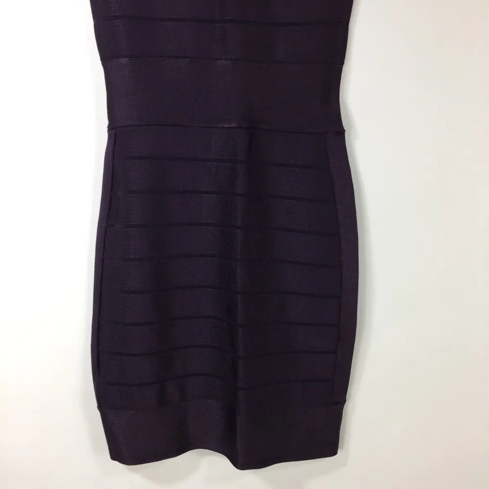 French Connection Bandage Mini Dress Plum Size 2 - Image 9