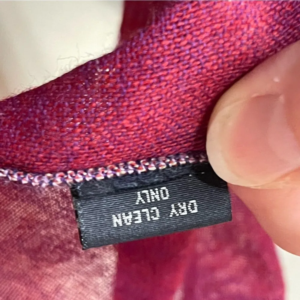 ❄️ 100% Pure Wool Women’s Lightweight Fringed‎ Scarf Red - Image 7