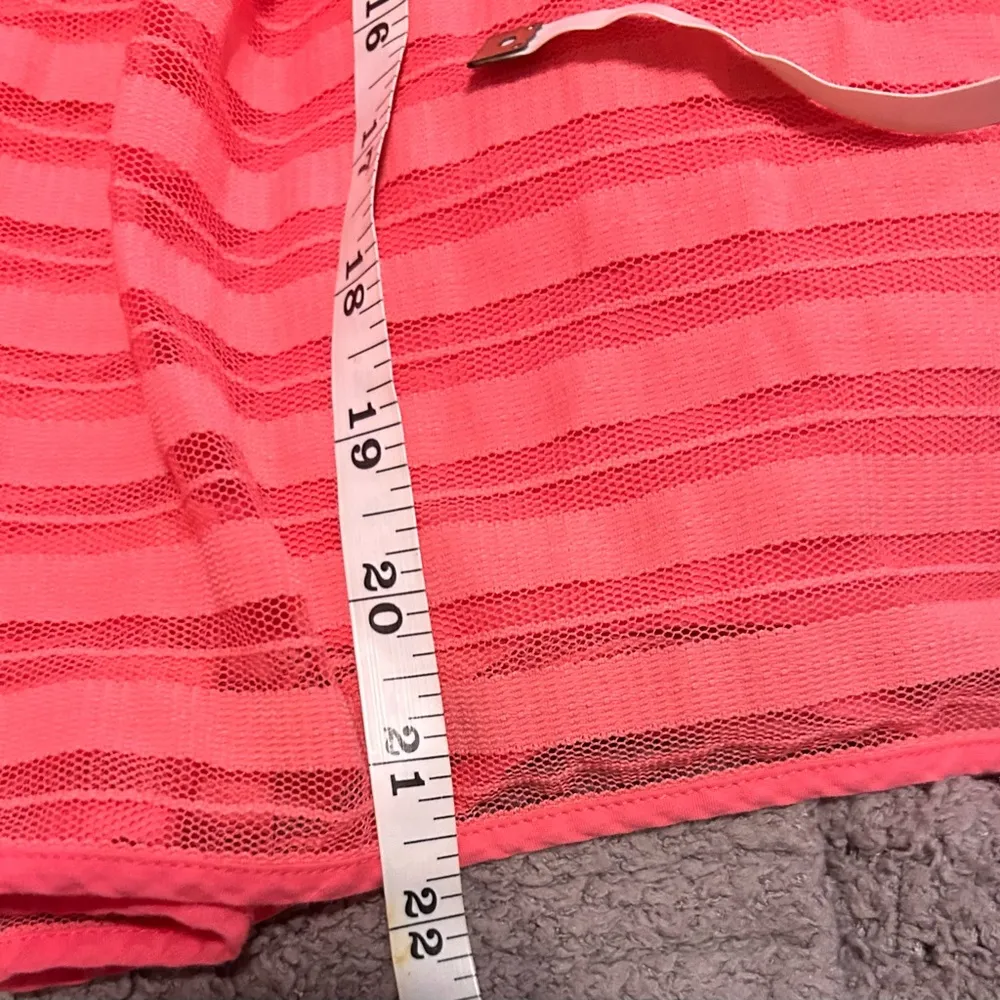 Maeve Anthropologie Coral Tulle Style Skirt With Pockets size 6 - Image 8